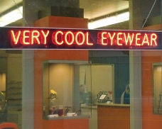 Very Cool Eyewear sign 4x